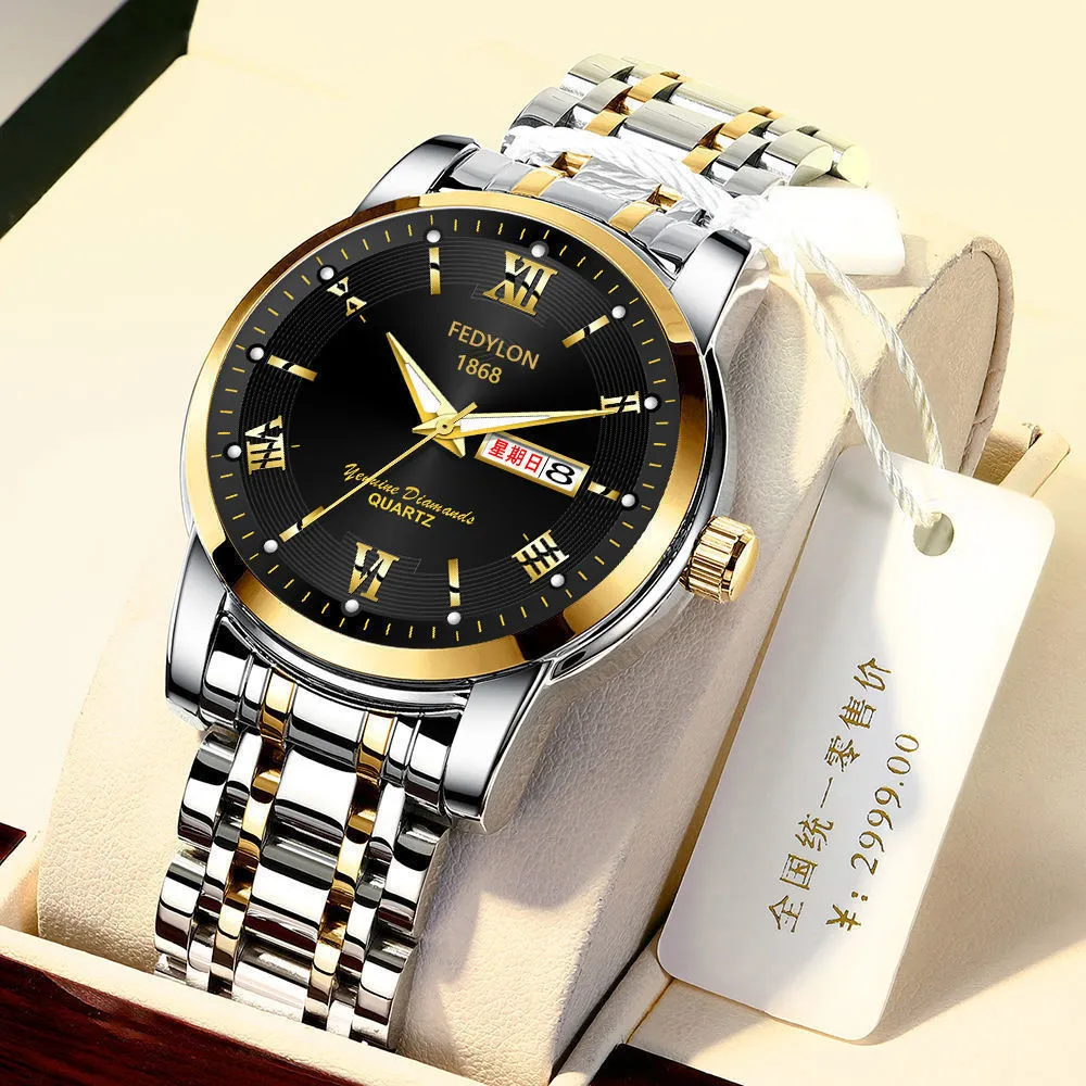 Fertilan 2024 New Men's Watch Men's Automatic Mechanical Watch Student Men's Watch Waterproof Men's Watch